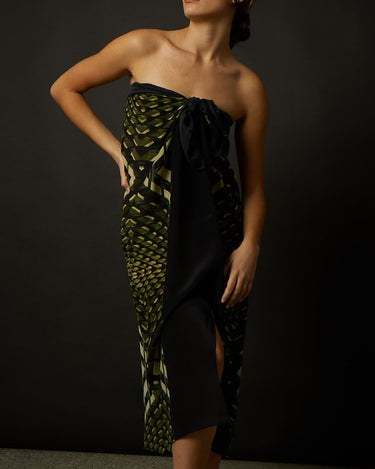 COCKTAIL SARONG SKIRT JUNGLE - KNUEFERMANN 