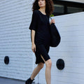 CRUZ DRESS - BLACK - KNUEFERMANN 