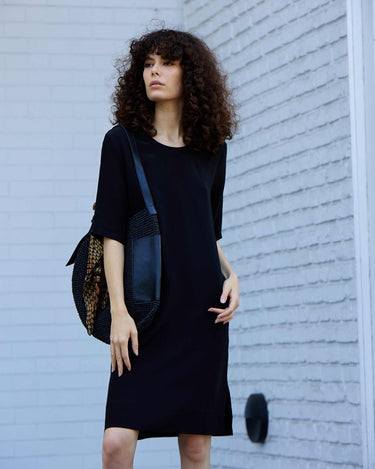 CRUZ DRESS - BLACK - KNUEFERMANN 