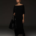 DEW DRESS - BLACK - KNUEFERMANN 