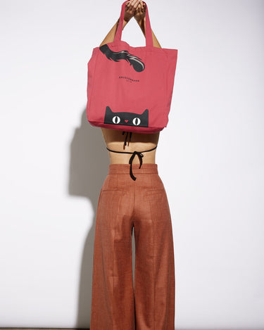 CAT CANVAS BAG - KNUEFERMANN 