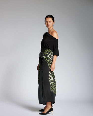 COCKTAIL SARONG SKIRT JUNGLE - KNUEFERMANN 