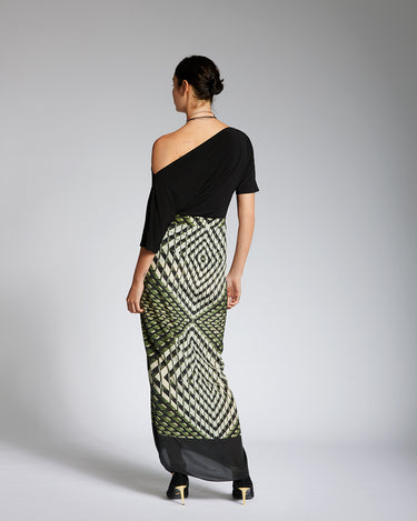 COCKTAIL SARONG SKIRT JUNGLE - KNUEFERMANN 