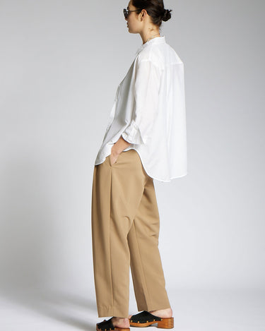 CARUSO SHIRT WHITE SILK / COTTON - KNUEFERMANN 