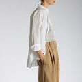 CARUSO SHIRT WHITE SILK / COTTON - KNUEFERMANN 