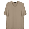 MASON  SILK T - MOCHA PEARL - KNUEFERMANN 