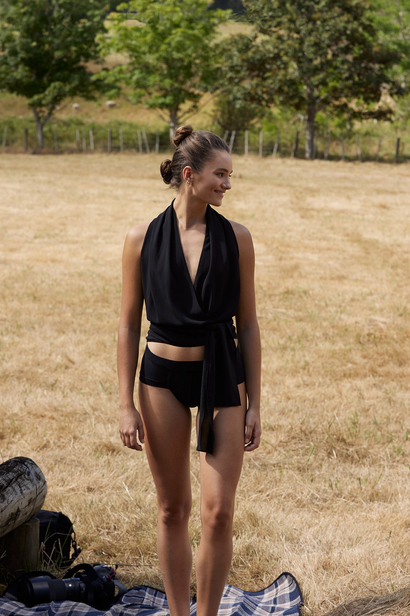 MILAN TOP POLY - BLACK - KNUEFERMANN 