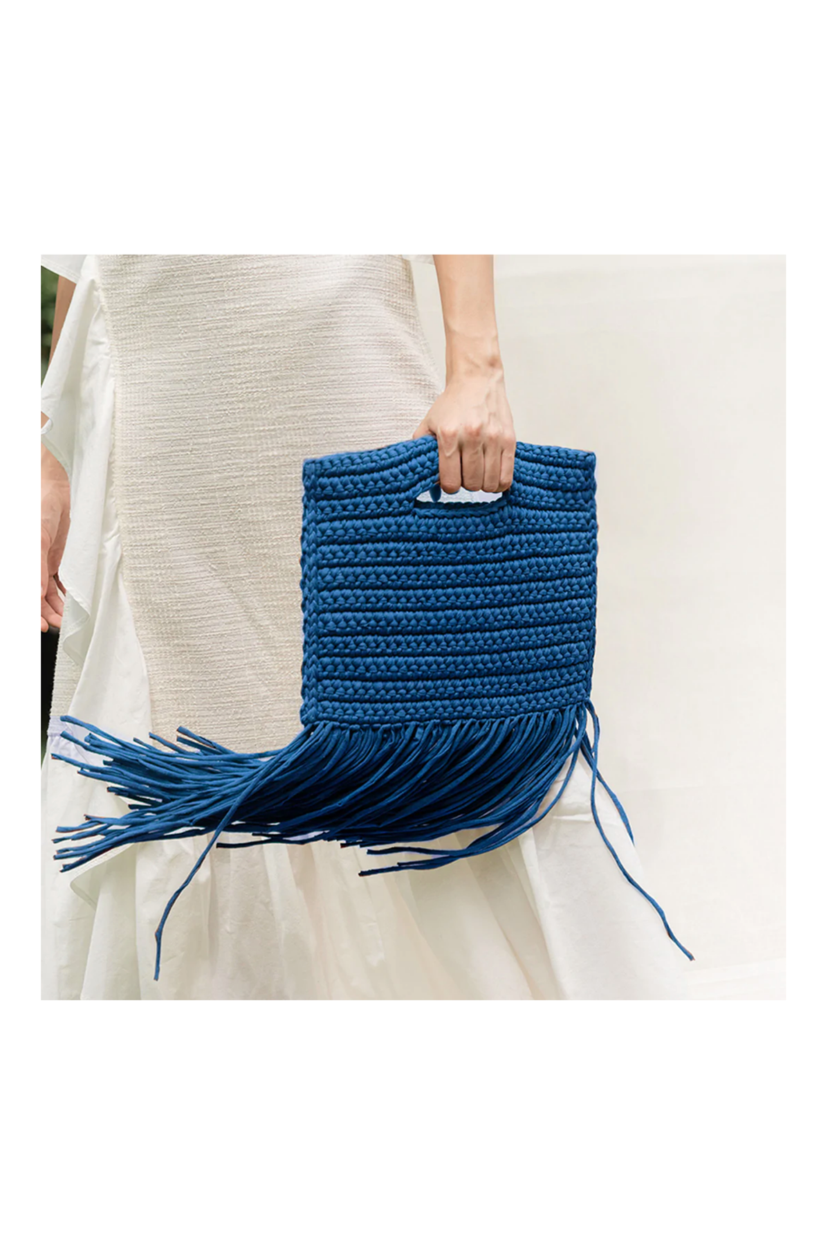 MARIA CLUTCH OCEAN BLUE - KNUEFERMANN 