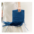 MARIA CLUTCH OCEAN BLUE - KNUEFERMANN 