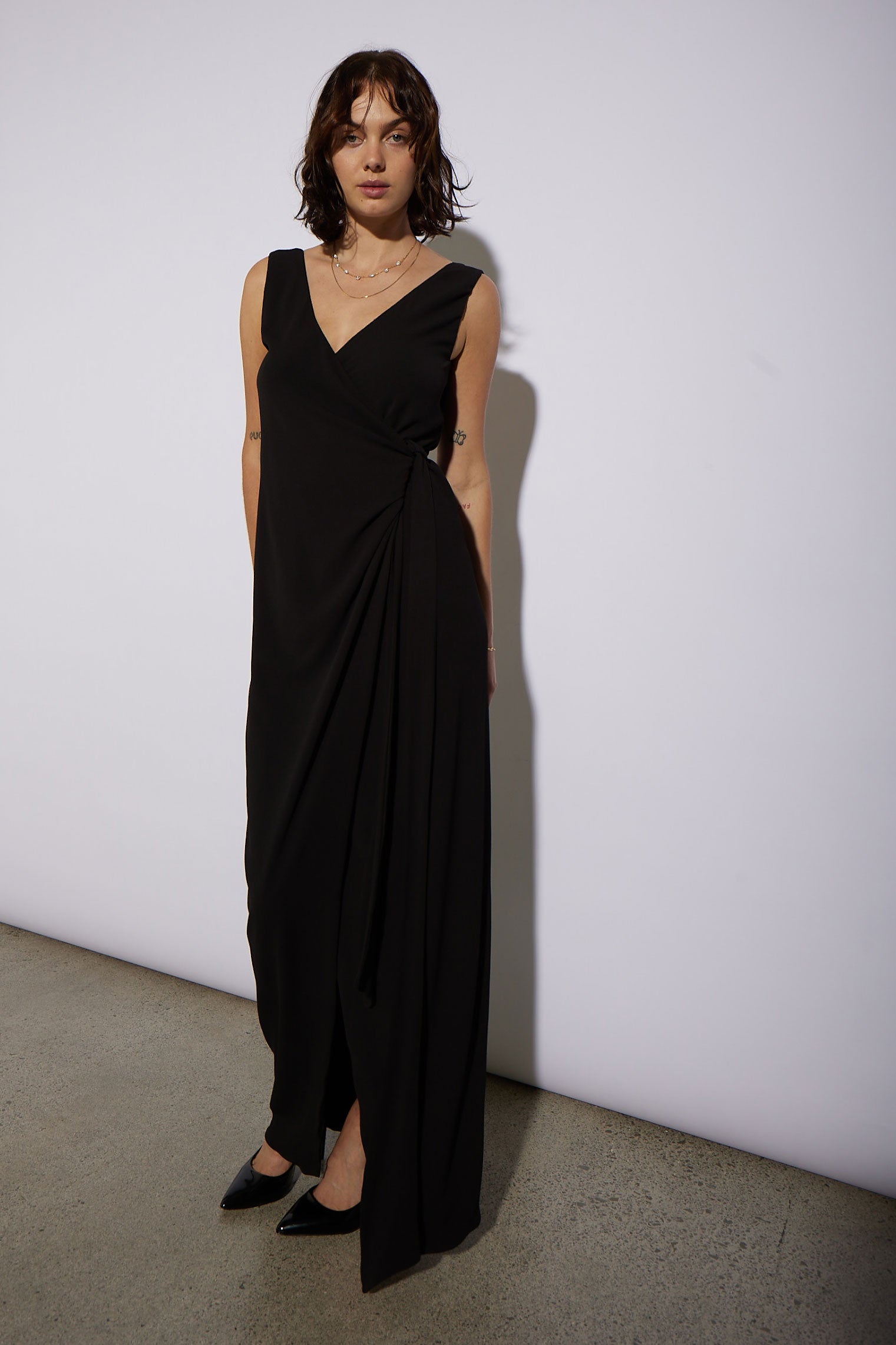 TK WRAP LONG BLACK - KNUEFERMANN 