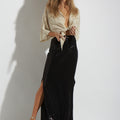 ARAMIS SKIRT LONG BLACK - KNUEFERMANN 