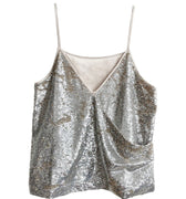 ARAMIS TOP WHITE GOLD SEQUIN - KNUEFERMANN 