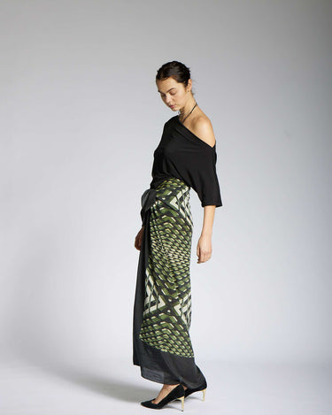 COCKTAIL SARONG SKIRT JUNGLE - KNUEFERMANN 