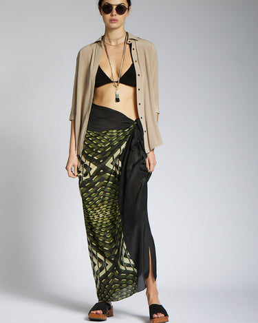 COCKTAIL SARONG SKIRT JUNGLE - KNUEFERMANN 