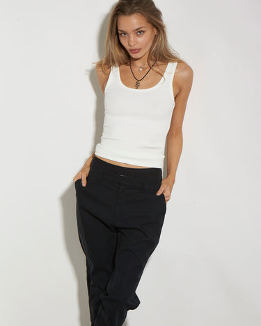 ESSENTIAL SLOUCHPANT BLACK - KNUEFERMANN 