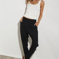 ESSENTIAL SLOUCHPANT BLACK - KNUEFERMANN 