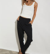 ESSENTIAL SLOUCHPANT BLACK - KNUEFERMANN 