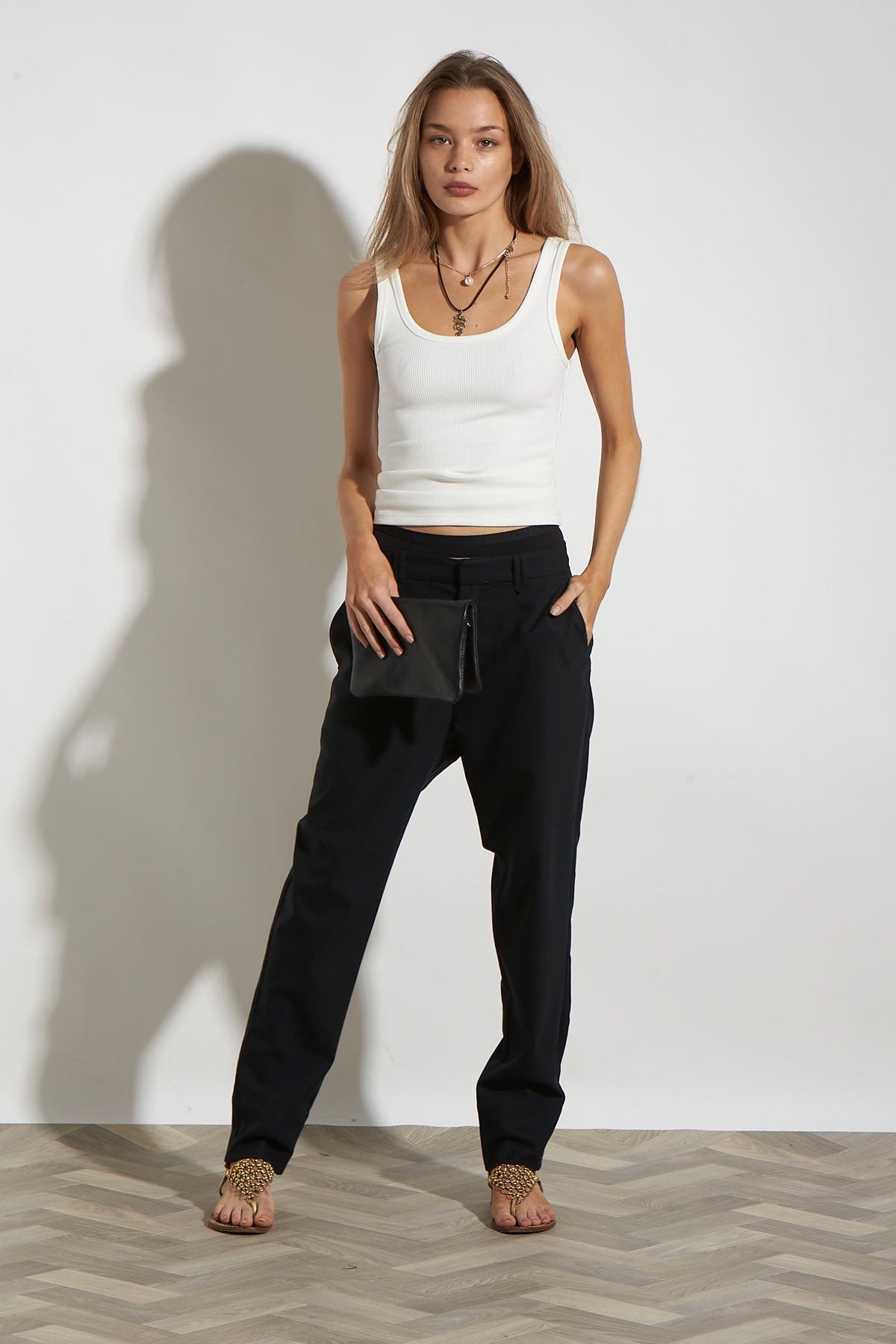 ESSENTIAL SLOUCHPANT BLACK