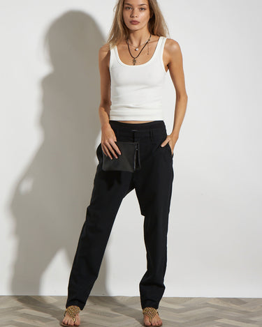 ESSENTIAL SLOUCHPANT BLACK - KNUEFERMANN 