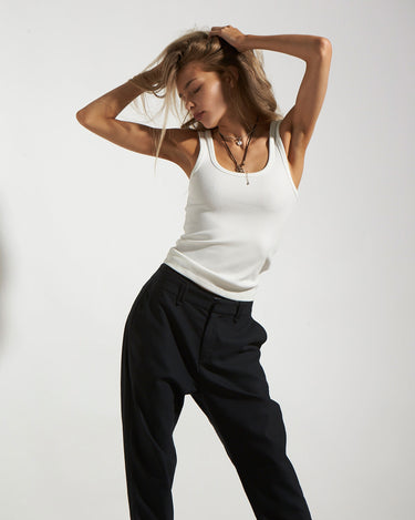 ESSENTIAL SLOUCHPANT BLACK - KNUEFERMANN 