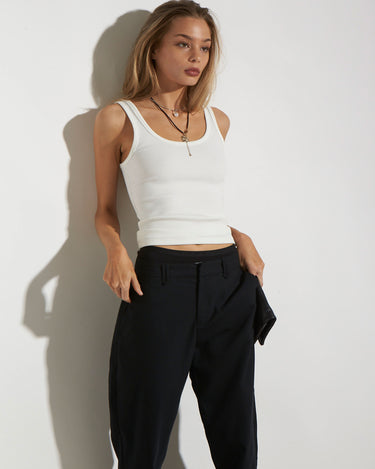 ESSENTIAL SLOUCHPANT BLACK - KNUEFERMANN 