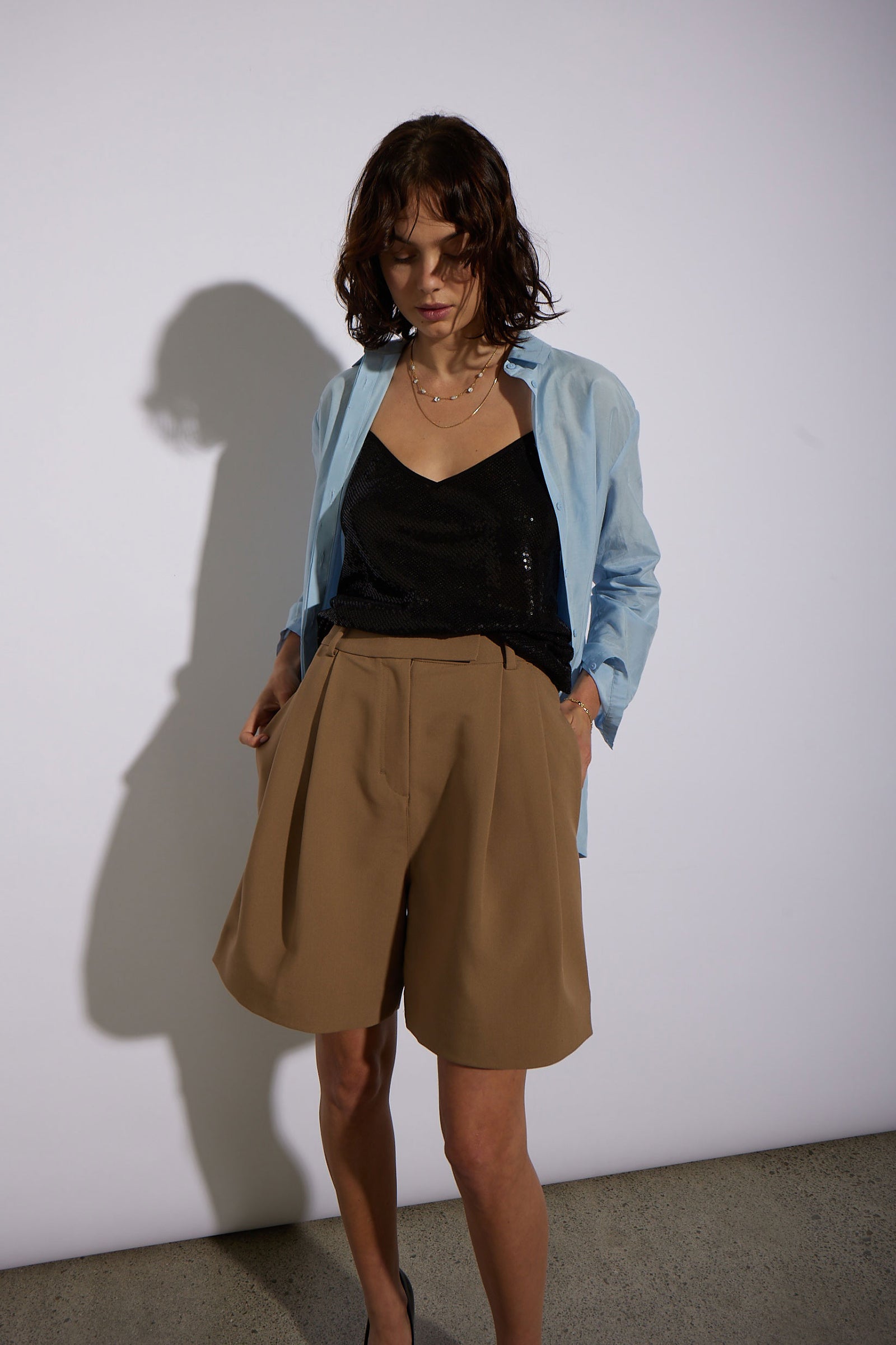 CARUSO SHIRT CIEL - KNUEFERMANN 