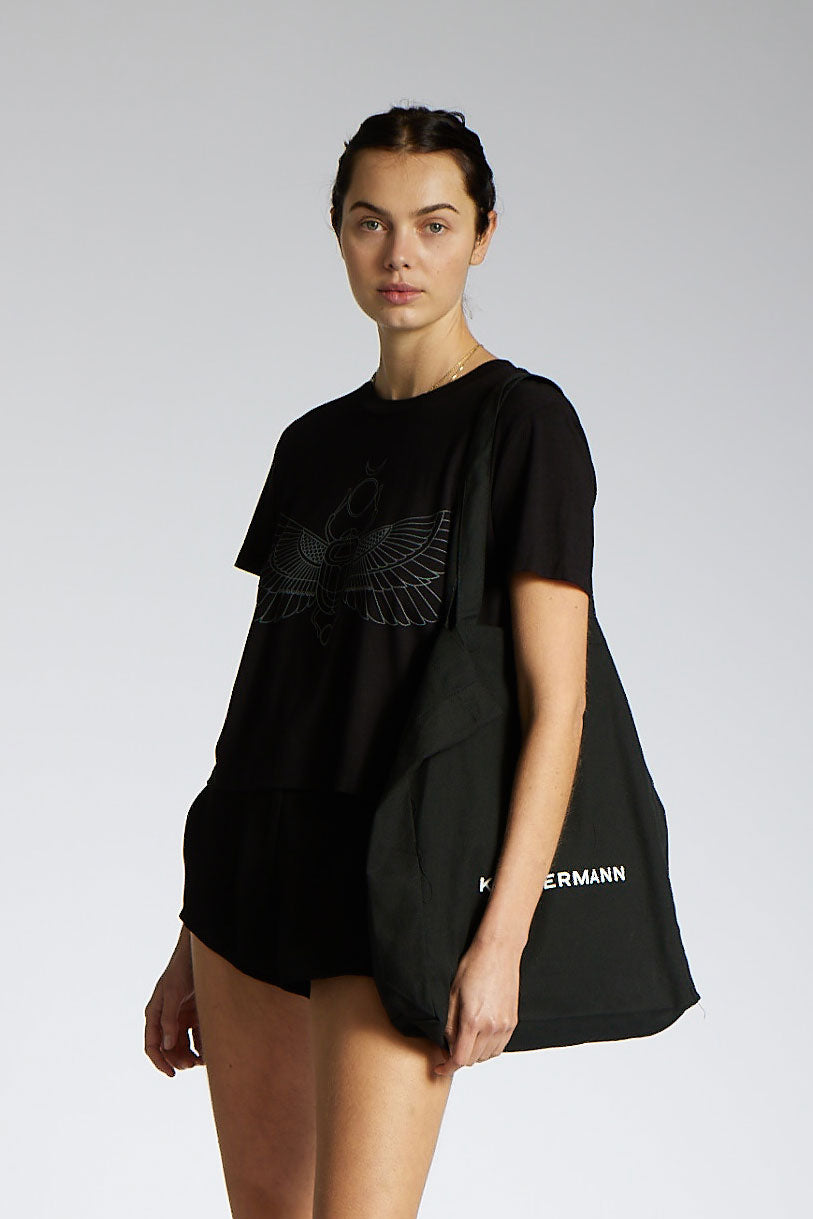 SPIRIT ROCK T CHARCOAL PRINT - KNUEFERMANN 