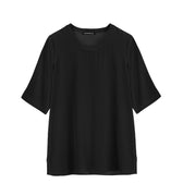 MASON  SILK T - BLACK - KNUEFERMANN 