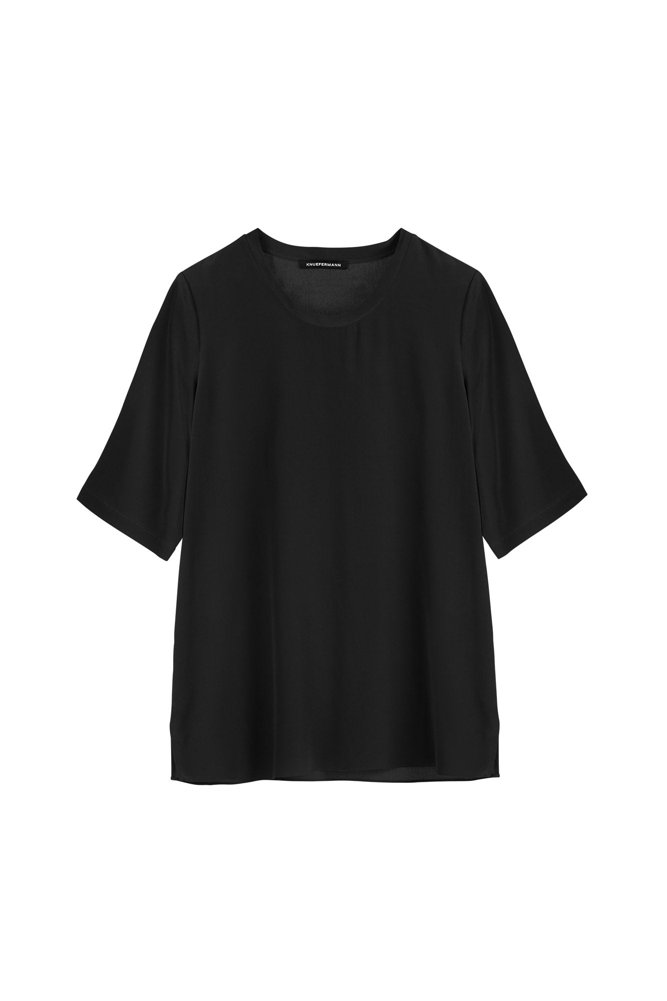 MASON  SILK T - BLACK - KNUEFERMANN 