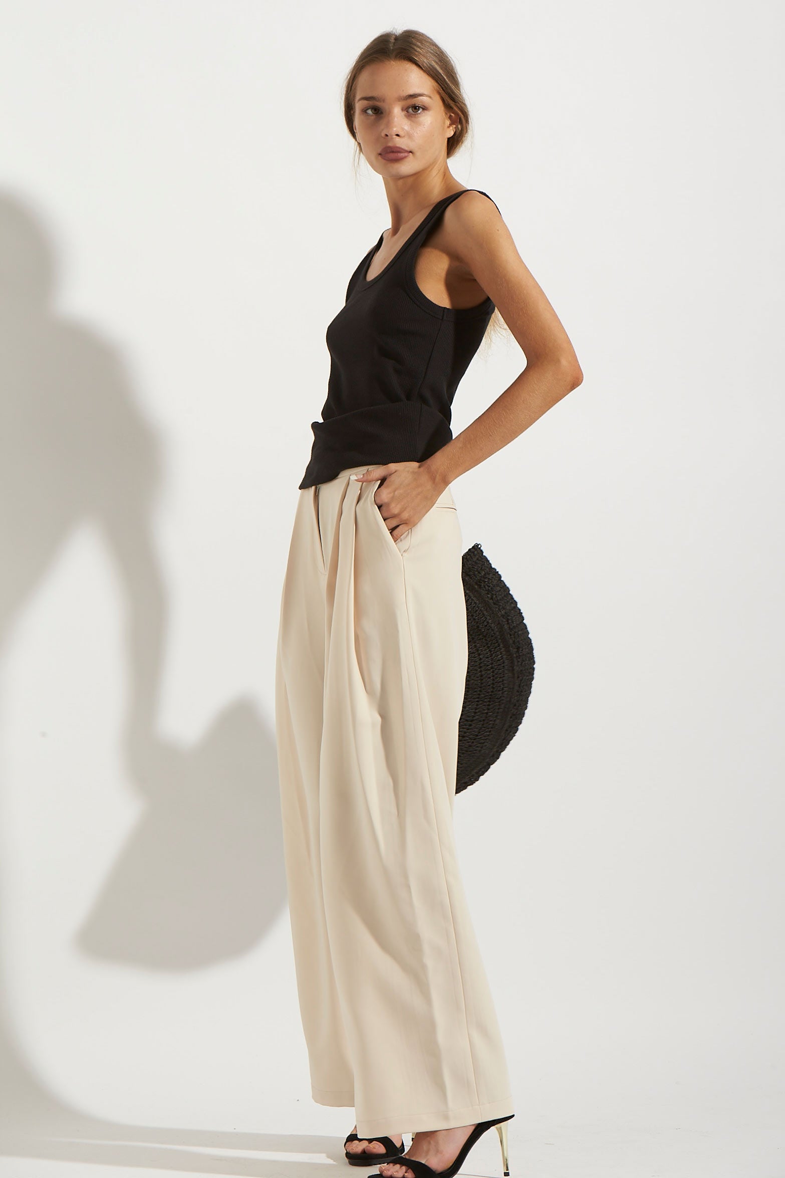 RIB TANK BLACK - KNUEFERMANN 