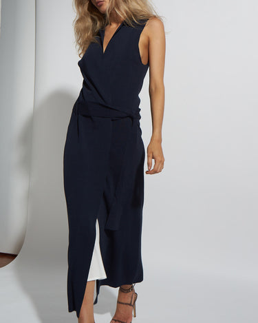 WRAP VEST DRESS - KNUEFERMANN 