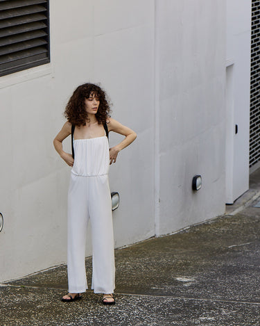 SUMMER JUMPSUIT WHITE - KNUEFERMANN 