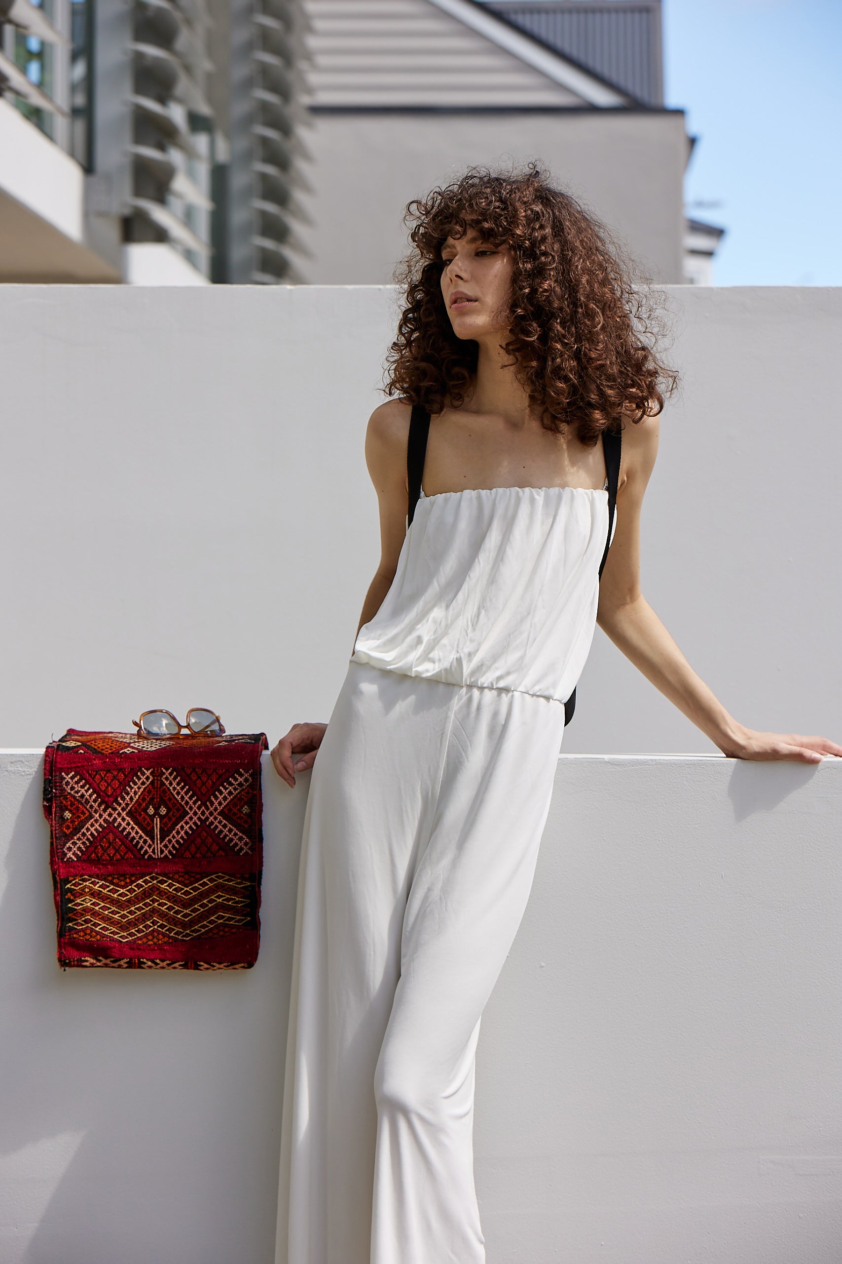 SUMMER JUMPSUIT WHITE - KNUEFERMANN 